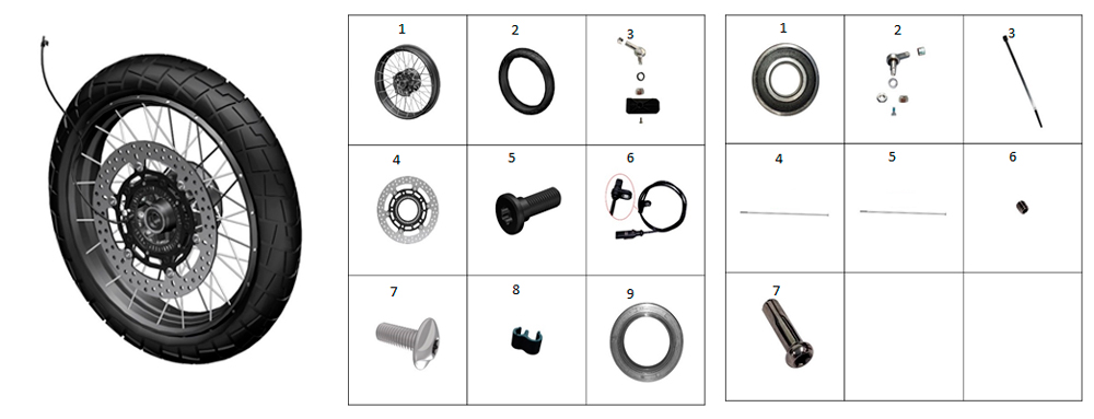 Колесо переднее