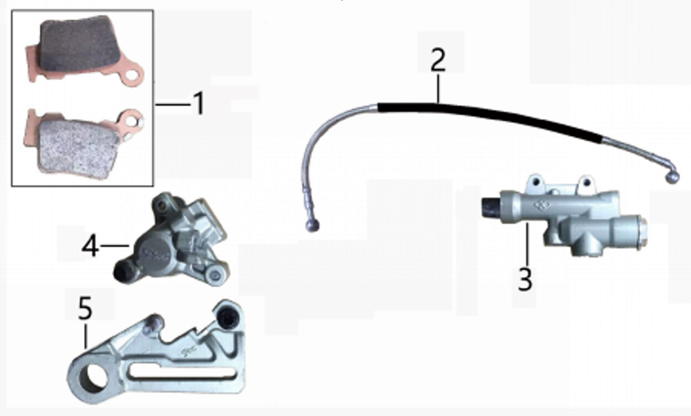 Задняя тормозная система