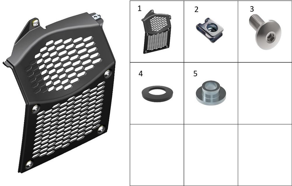 Передняя защитная решетка