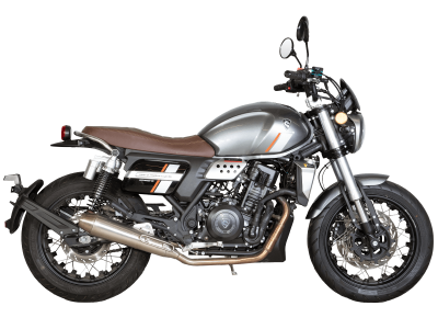 Мотоцикл CYCLONE RE401 (SR400-B) ПТС (серебристый, заводская упаковка, 1560555-796-1880)