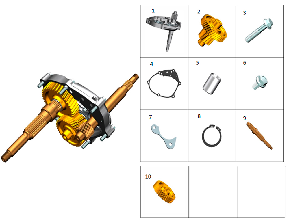 ZT1P77MP Редуктор