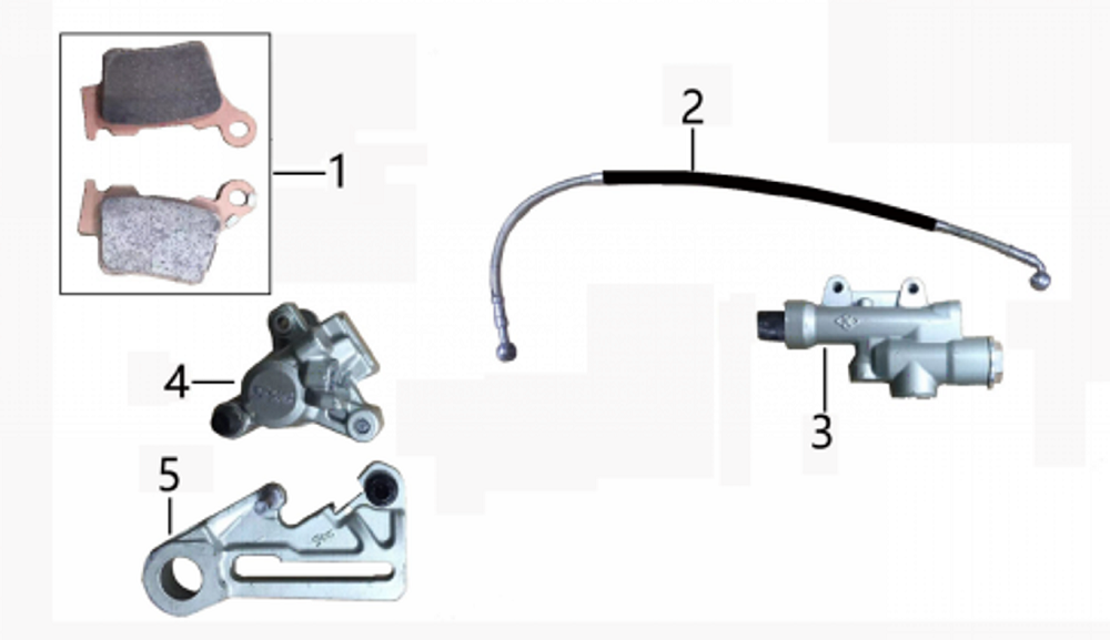 Система заднего тормоза