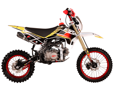 Питбайк KAYO EVOLUTION K125EM 17/14 KRZ (механ. сцепл., эл. стартер 2026 г.) (, заводская упаковка, 1560012-789-7128)