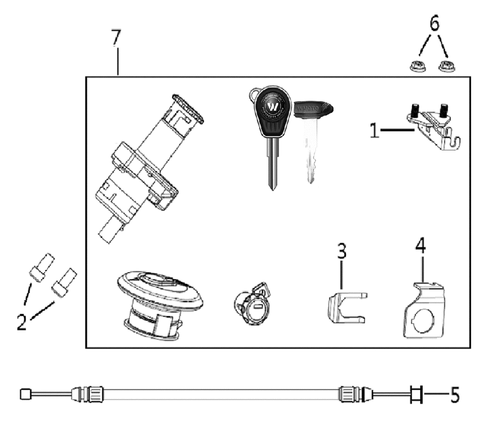 Набор замков