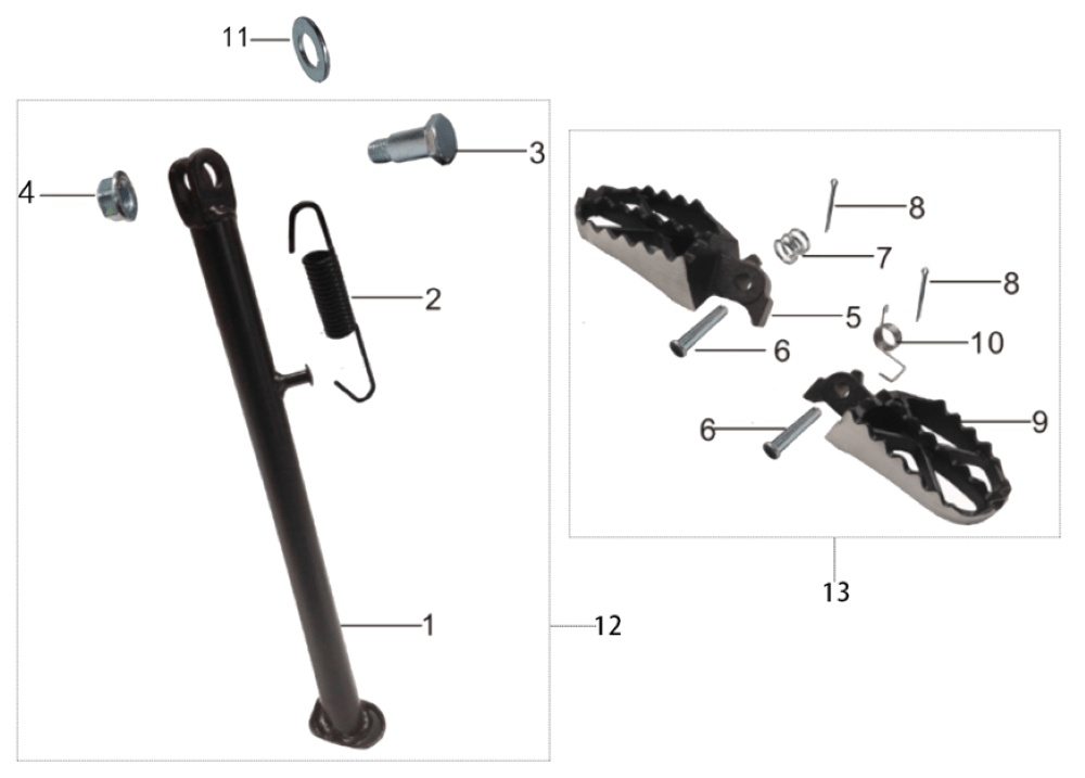 Подножки водителя