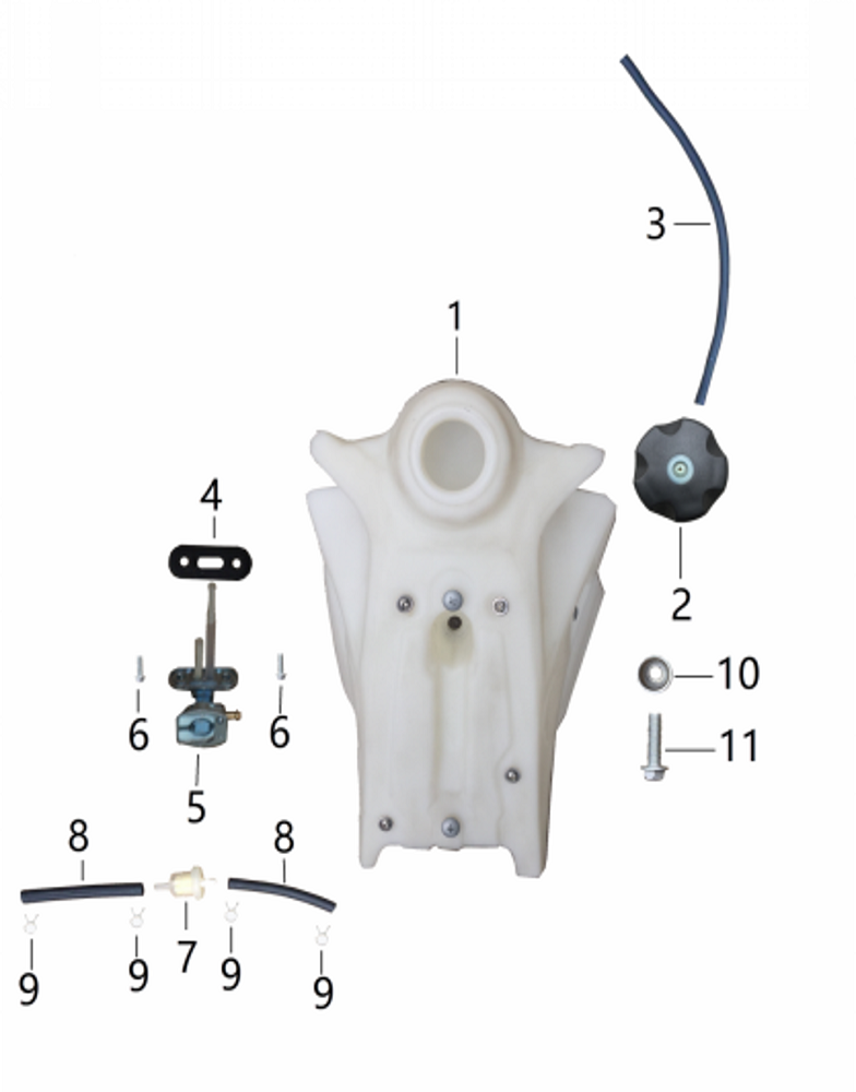 Бак топливный