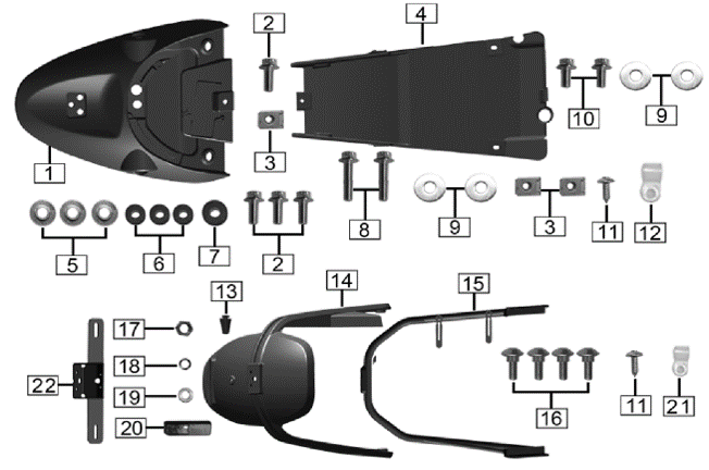 Заднее крыло