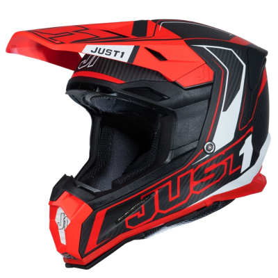 Шлем кроссовый JUST1 J22 Carbon Fluo