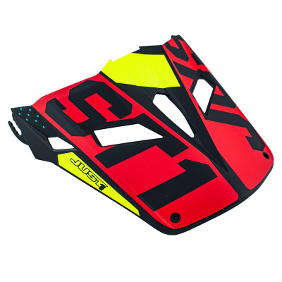Козырек для шлема JUST1 J22 F FALCON (Hi-Vis красный/Hi-Vis желтый/черный матовый, , 1560035-607-4313)