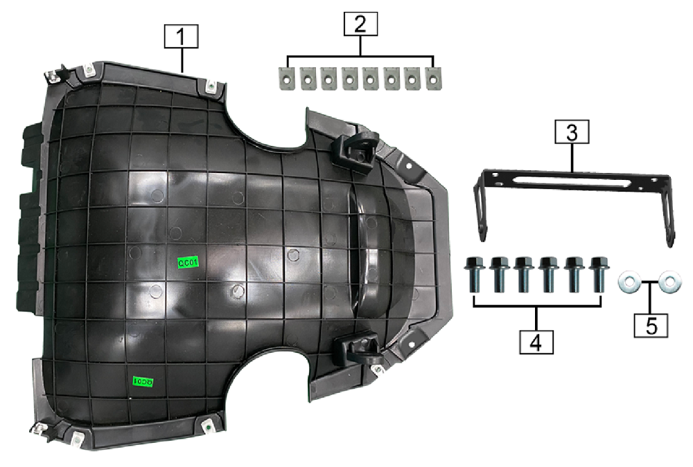 Крыло заднее (внутреннее)