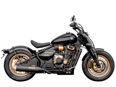 Мотоцикл CYCLONE RA600 BOBBER ПТС (черный, заводская упаковка, 1560555-796-1172)