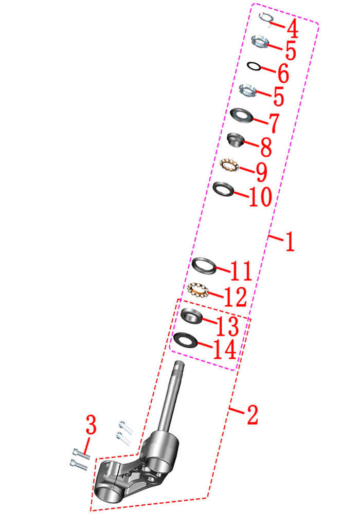 Ремкомплект траверсы