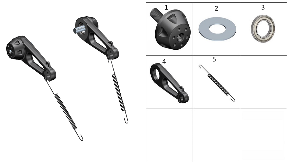 Кронштейн крепления стекла верхний