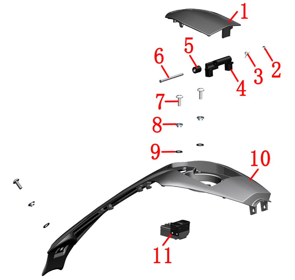 Крышка бака топливного декоративная