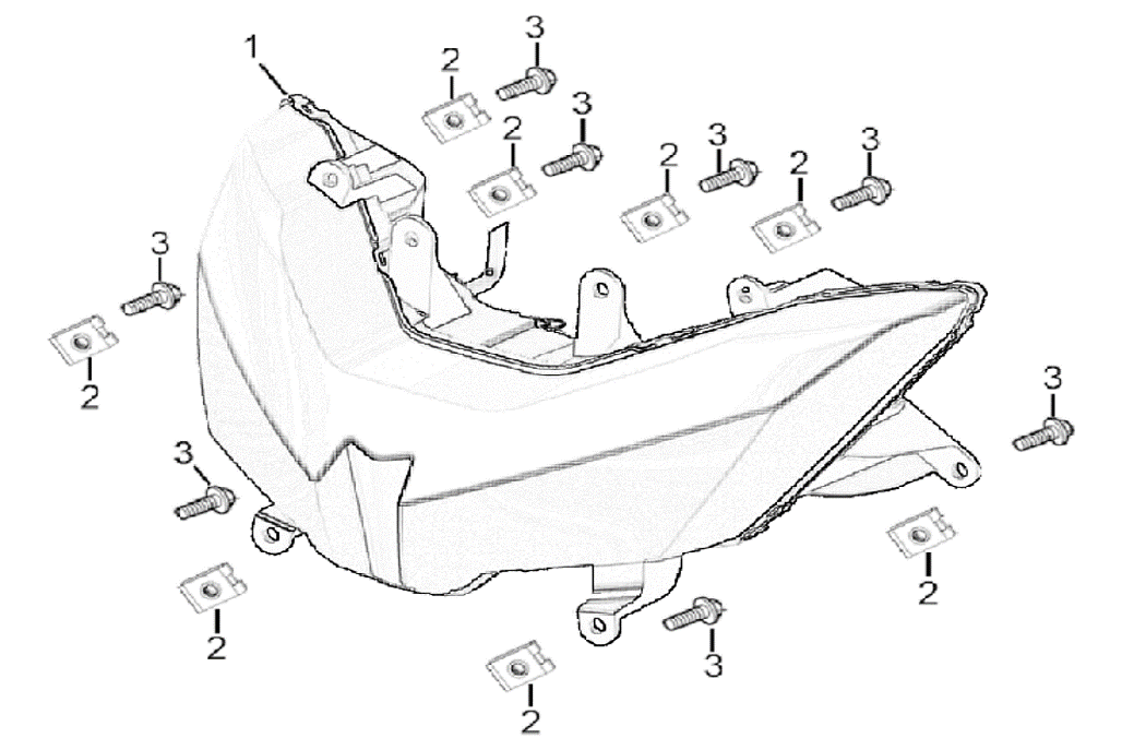 Фара головного света
