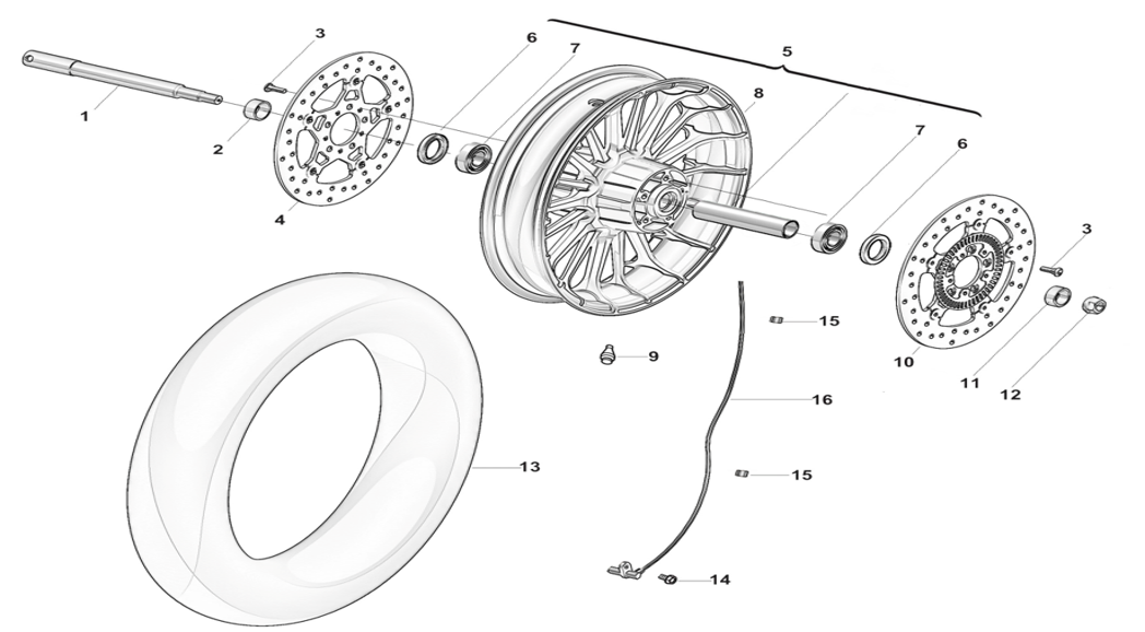 Колесо переднее