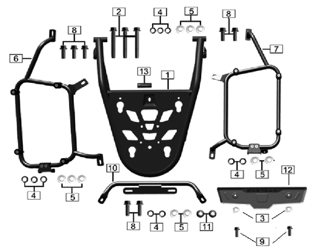 Крепление кофр