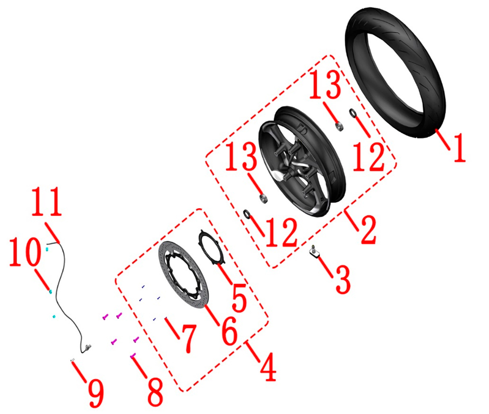 Колесо переднее