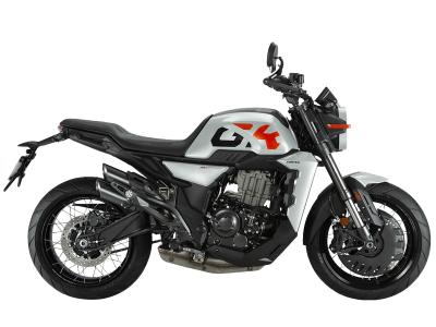 Мотоцикл ZONTES ZT350-GK (4T ZT184MP EFI) 17/17 ПТС (серебристый/оранжевый, заводская упаковка, 1560537-796-3913)