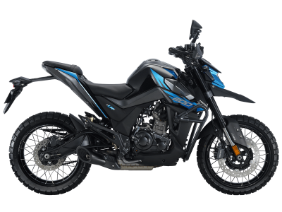 Мотоцикл ZONTES ZT200-U1 (4T ZT163ML EFI) 17/17 ПТС (черный/синий, заводская упаковка, 1560537-796-2681)