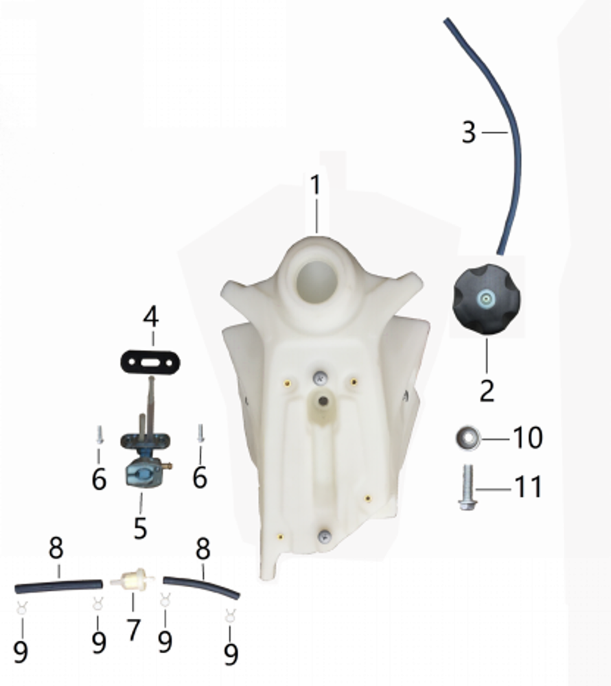 Бак топливный