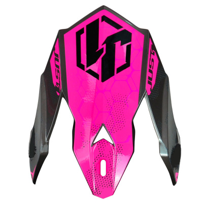 Козырек для шлема JUST1 J32 Youth Swat (Hi-Vis розовый/черный глянцевый, , 020035-607-9749)