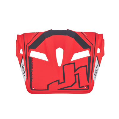 Козырек для шлема  JUST1 J22 Carbon Fluo (карбон/красный/матовый, , 1560035-607-4333)