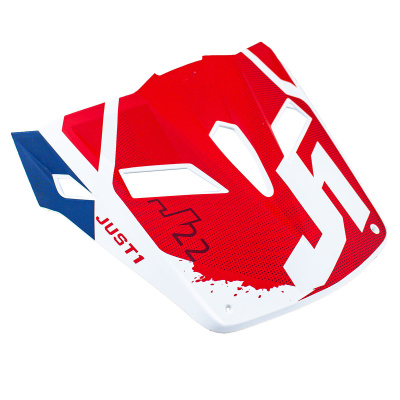 Козырек для шлема JUST1 J22 F DYNAMO (красный/белый/синий матовый, , 1560035-607-4894)