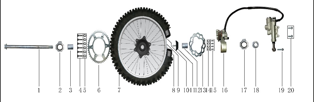 Заднее колесо