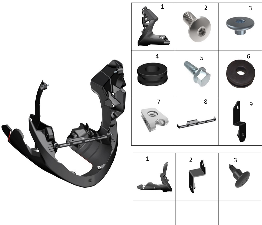 Декоративная панель нижняя