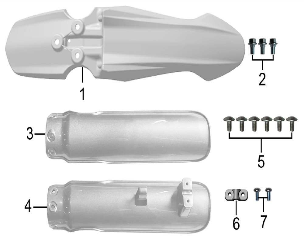 Крыло переднее
