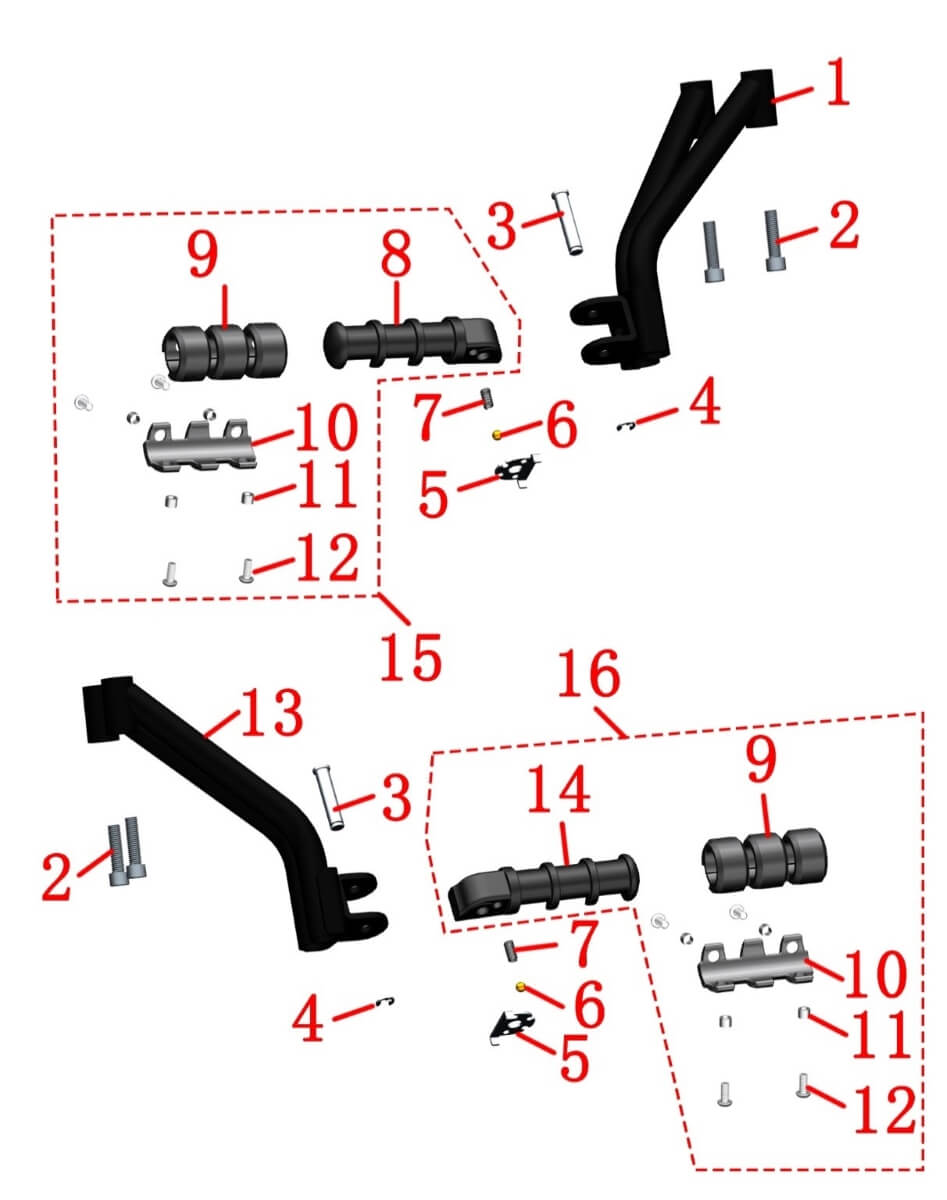 Подножки пассажира 2