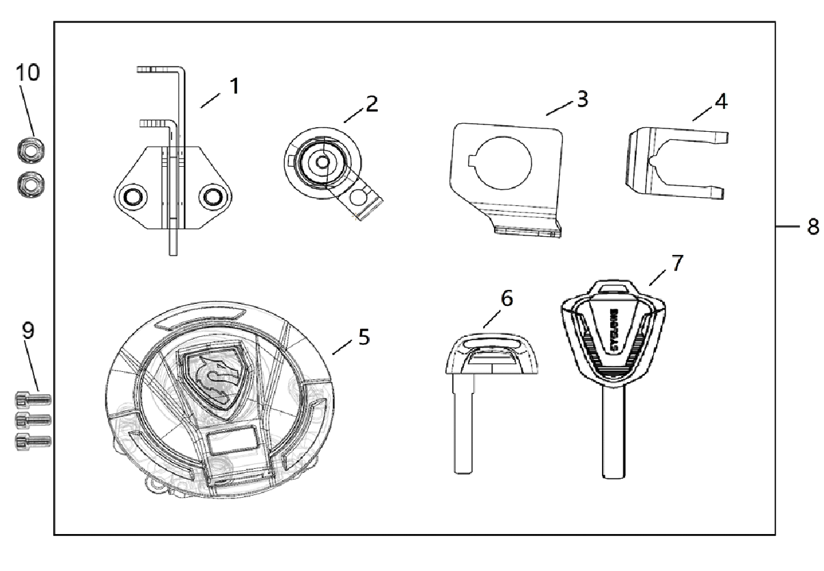 Набор замков