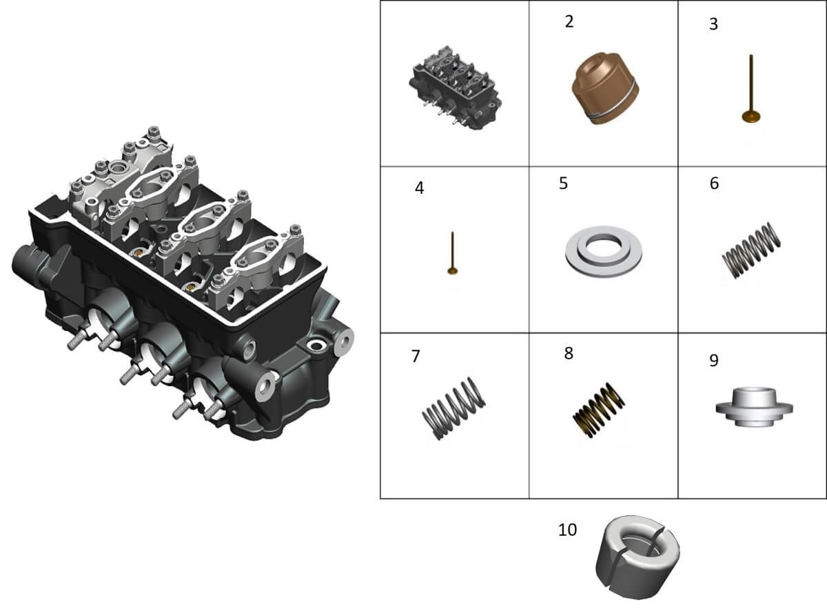 Головка блока цилиндров ч.4