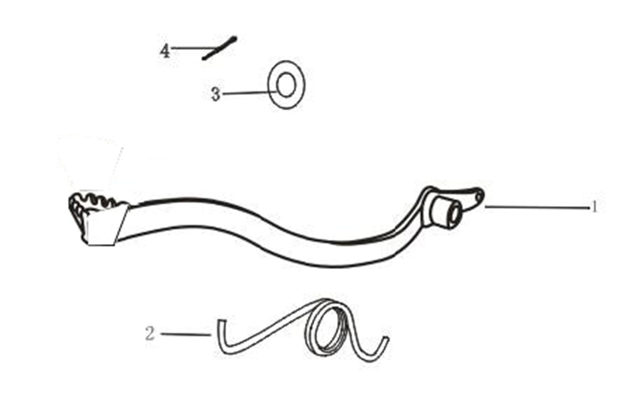 Рычаг тормоза