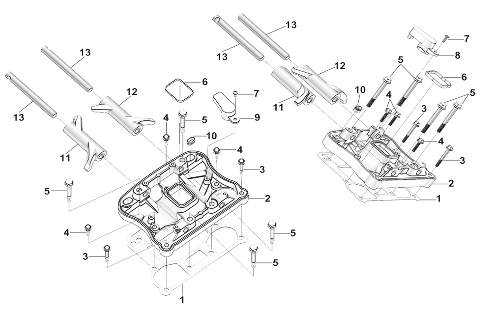 Коромысло клапанов