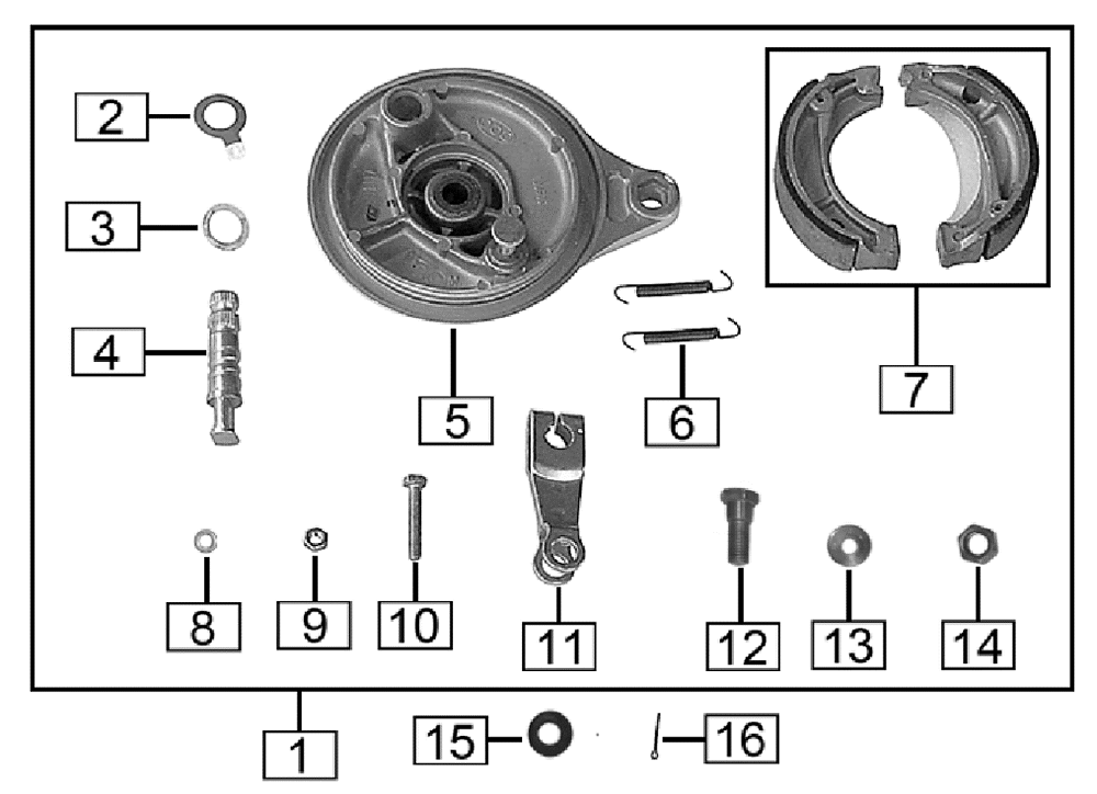 Задняя тормозная система