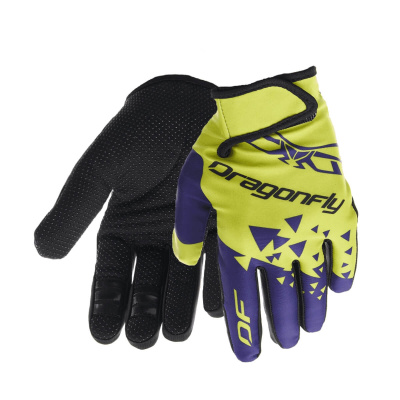 Перчатки DF CROSS Lime - Ultramarine (желтый/синий, XL, 1560587-740-2971)