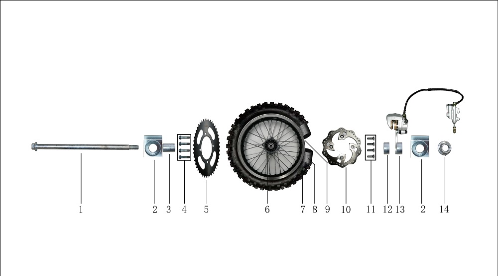 Заднее колесо