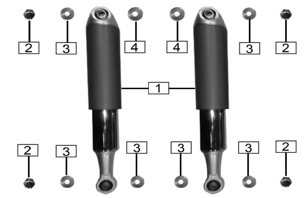 Задние амортизаторы