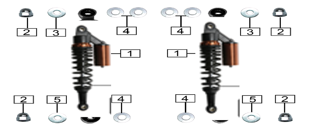 Амортизатор задний