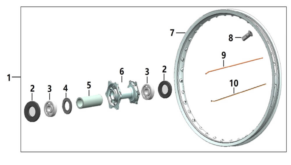 Ступица заднего колеса