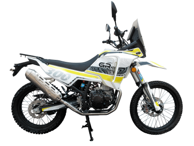 Мотоцикл GR S3 Rally (4T YB300H) (2025г.) ПТС (желтый, заводская упаковка, 1560337-790-2492)