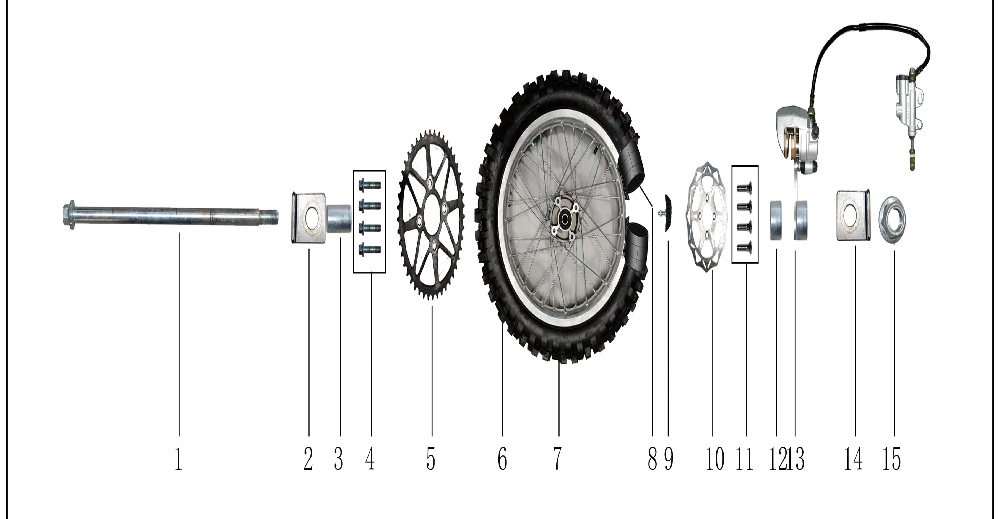 Заднее колесо