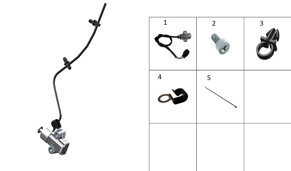 Датчик откидной подножки
