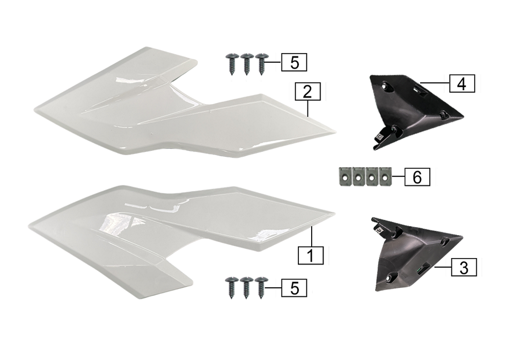 Ветровые накладки