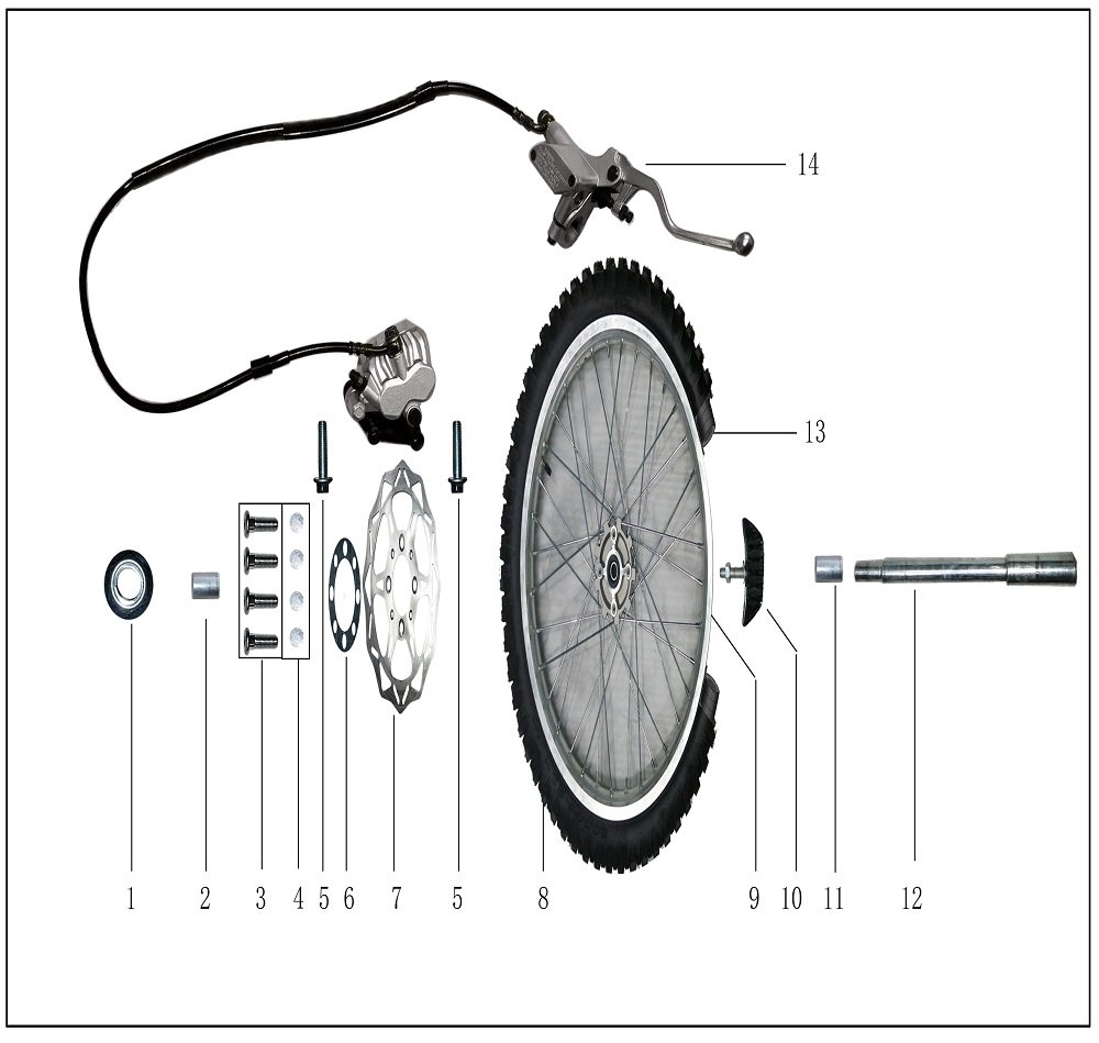 Переднее колесо