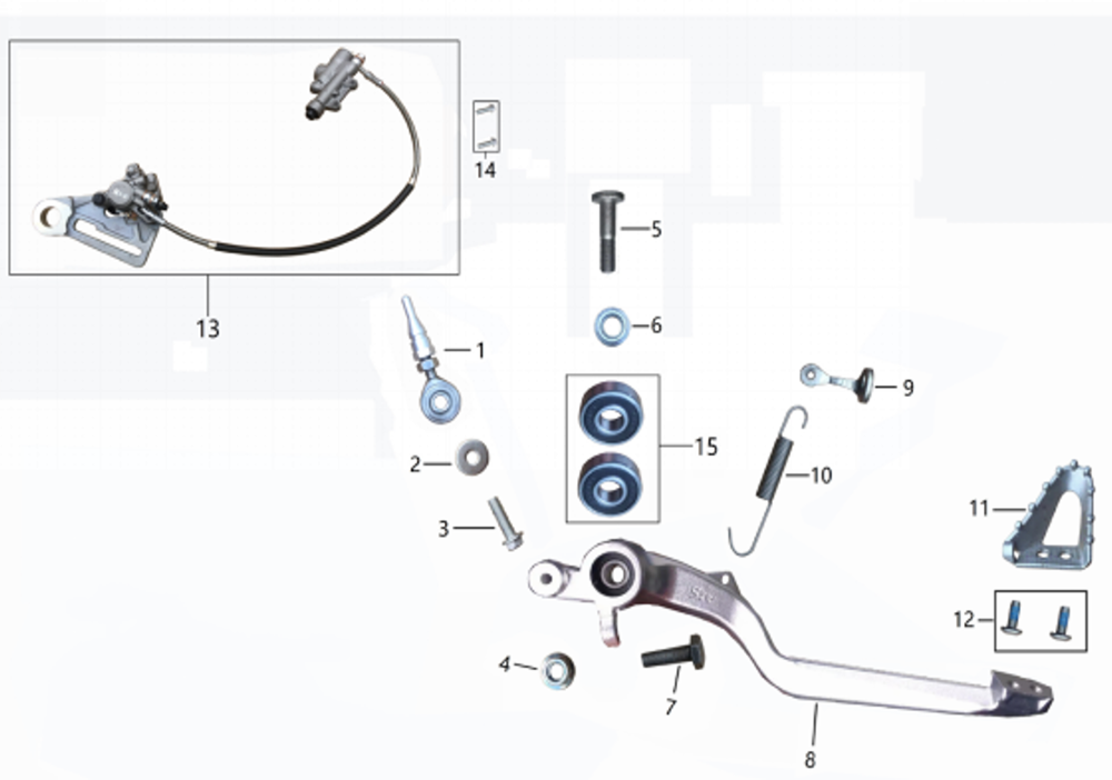 Задняя тормозная система