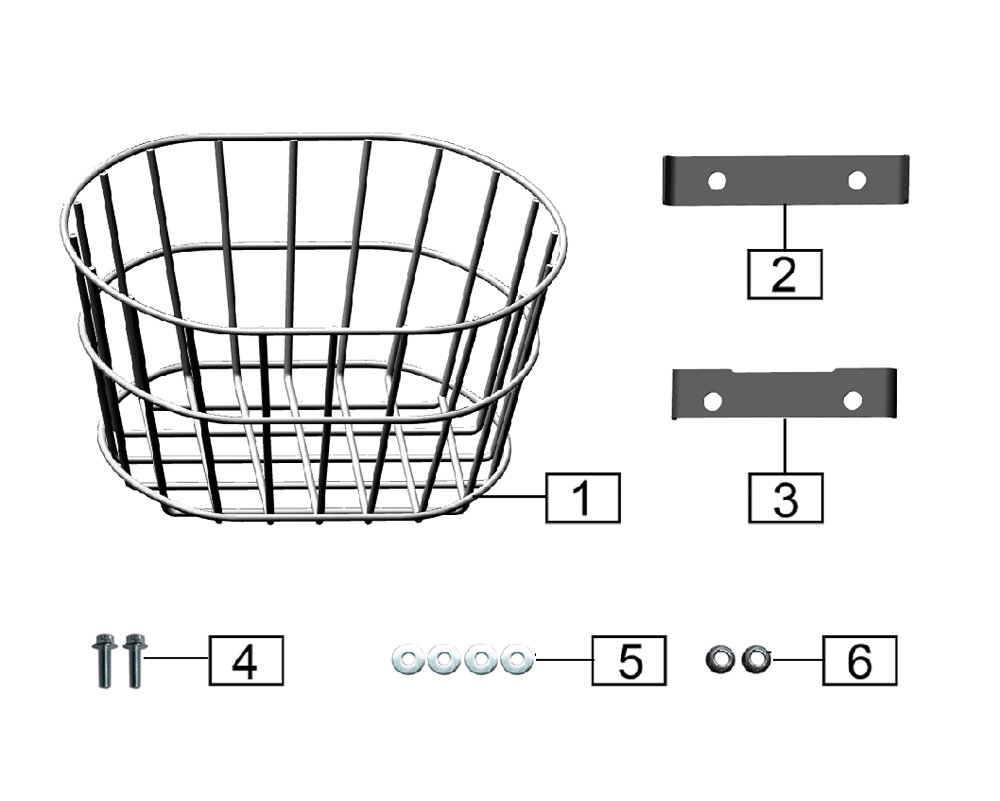 Передняя корзина