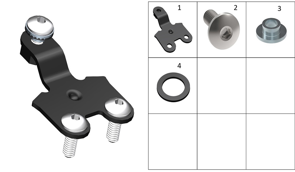 Кронштейн фонаря заднего